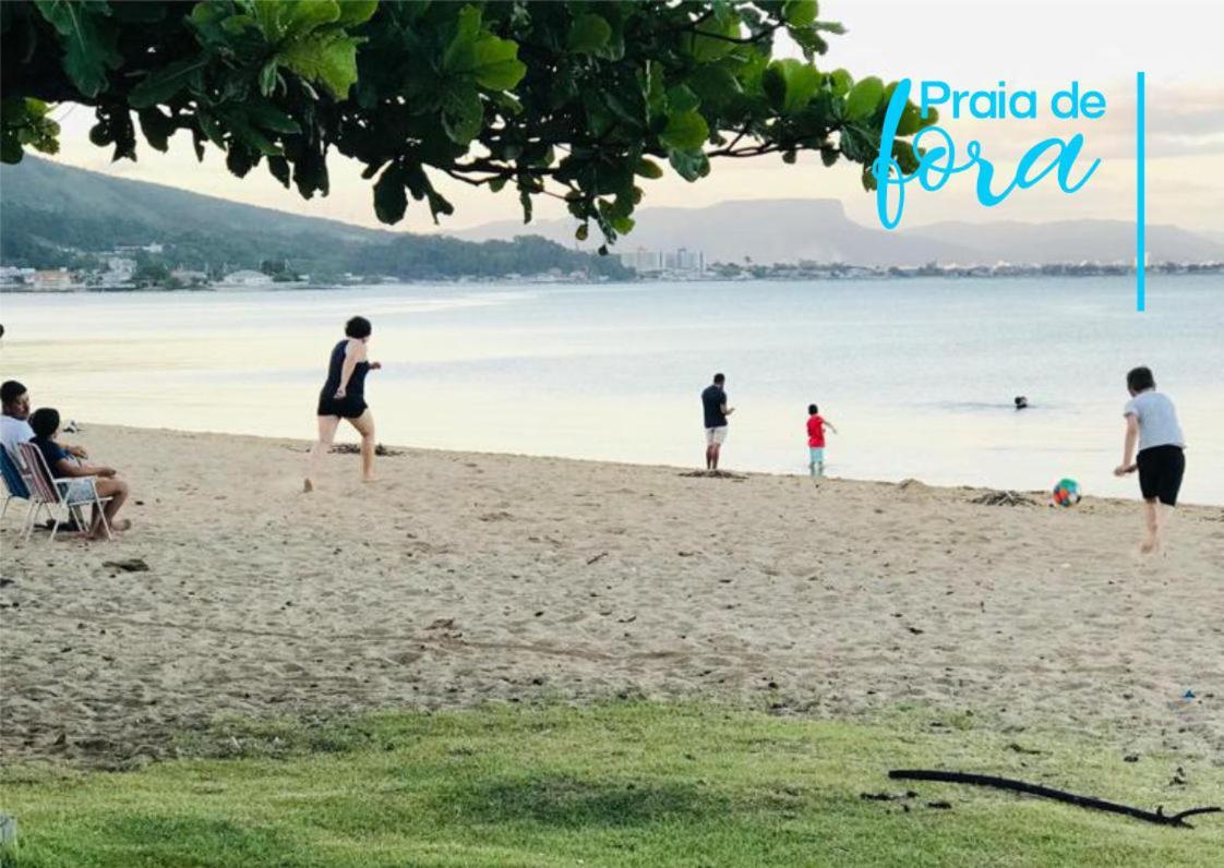 Apto Beira Mar Grande Floripa Пальоса Экстерьер фото